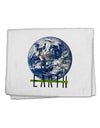 Planet Earth Text 11&#x22;x18&#x22; Dish Fingertip Towel by TooLoud-Fingertip Towel-TooLoud-White-Davson Sales