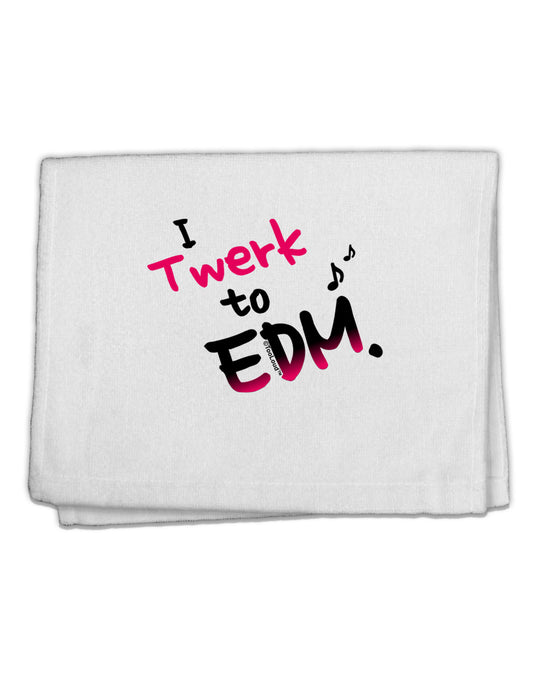 Twerk To EDM Pink 11&#x22;x18&#x22; Dish Fingertip Towel-Fingertip Towel-TooLoud-White-Davson Sales