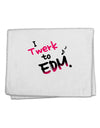 Twerk To EDM Pink 11&#x22;x18&#x22; Dish Fingertip Towel-Fingertip Towel-TooLoud-White-Davson Sales