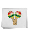 Cute Maracas Design 11&#x22;x18&#x22; Dish Fingertip Towel by TooLoud-Fingertip Towel-TooLoud-White-Davson Sales