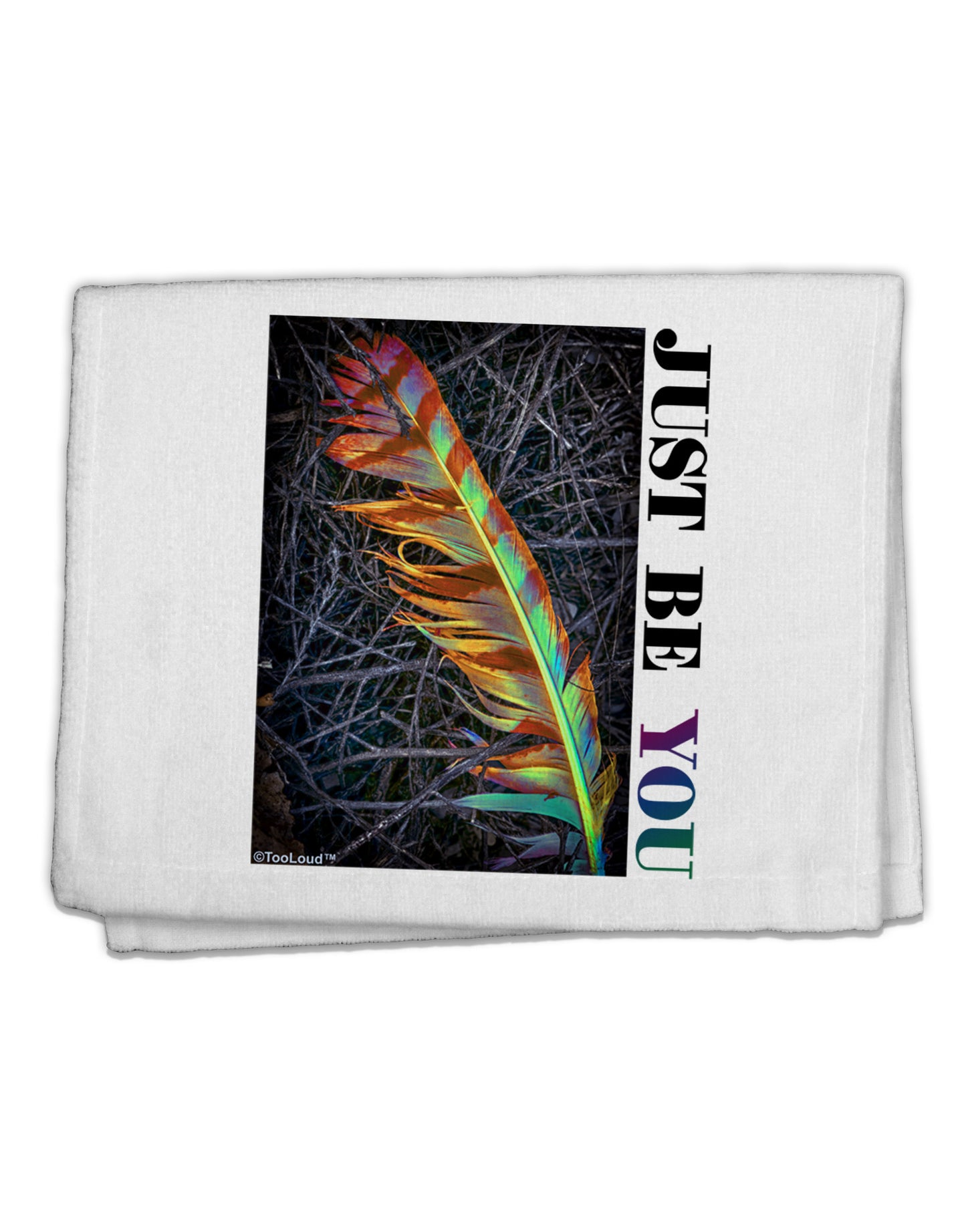 Just Be You - Unique 11&#x22;x18&#x22; Dish Fingertip Towel-Fingertip Towel-TooLoud-White-Davson Sales