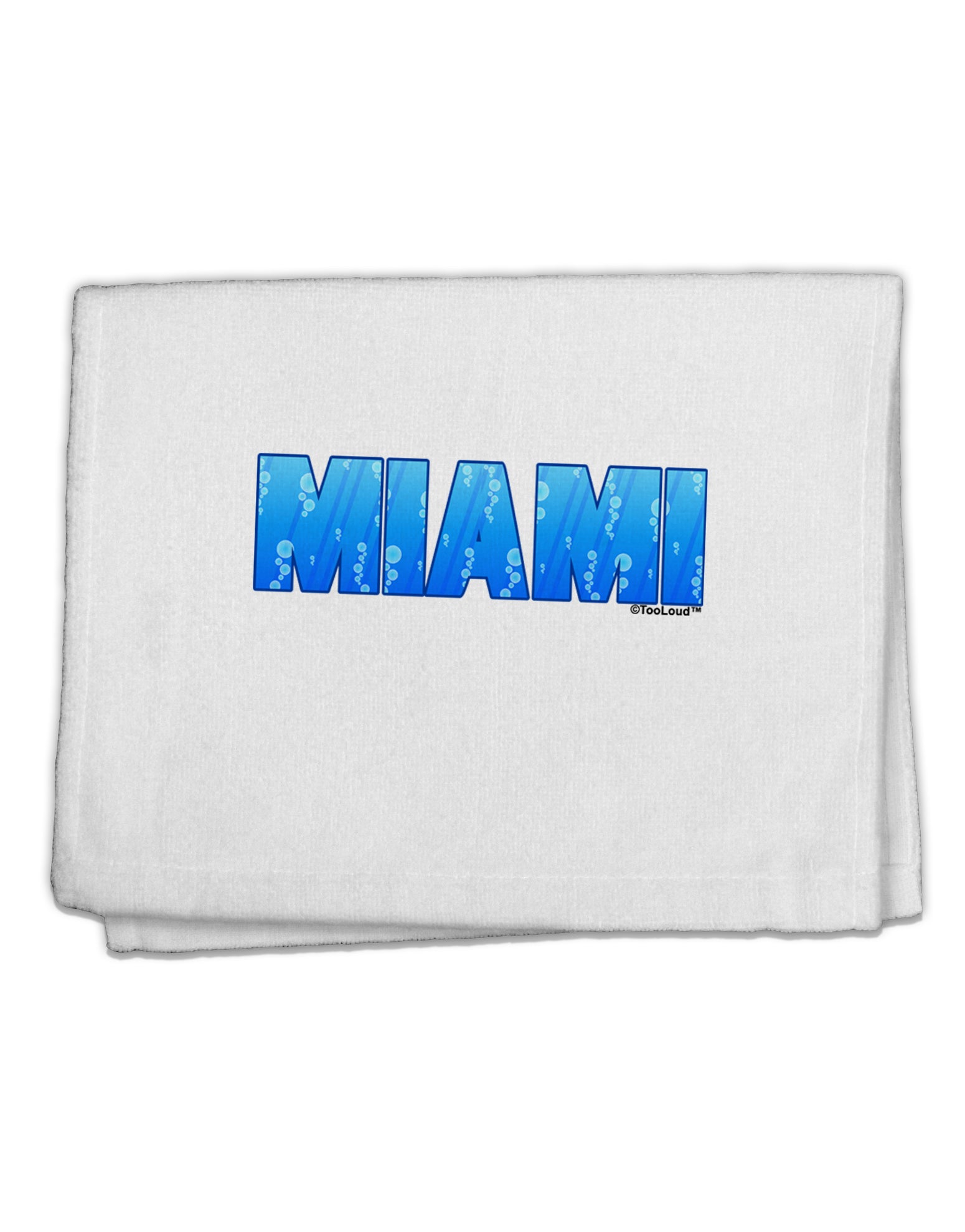 Miami Ocean Bubbles 11&#x22;x18&#x22; Dish Fingertip Towel by TooLoud-Fingertip Towel-TooLoud-White-Davson Sales