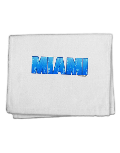 Miami Ocean Bubbles 11&#x22;x18&#x22; Dish Fingertip Towel by TooLoud-Fingertip Towel-TooLoud-White-Davson Sales