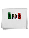 Mexican Flag - Dancing Silhouettes 11&#x22;x18&#x22; Dish Fingertip Towel by TooLoud-Fingertip Towel-TooLoud-White-Davson Sales