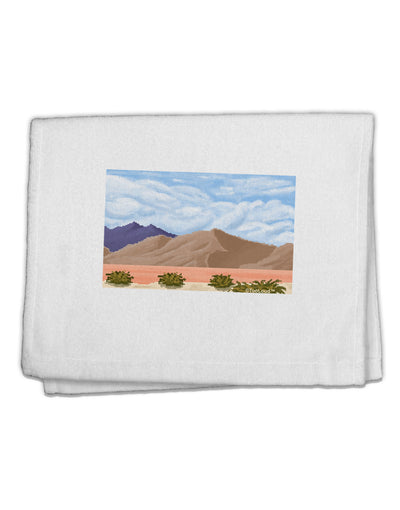 Pixel Landscape - Desert 11&#x22;x18&#x22; Dish Fingertip Towel-Fingertip Towel-TooLoud-White-Davson Sales