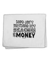 Beaches and Money 11&#x22;x18&#x22; Dish Fingertip Towel by TooLoud-Fingertip Towel-TooLoud-White-Davson Sales