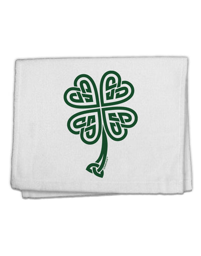 Celtic Knot 4 Leaf Clover St Patricks 11&#x22;x18&#x22; Dish Fingertip Towel-Fingertip Towel-TooLoud-White-Davson Sales