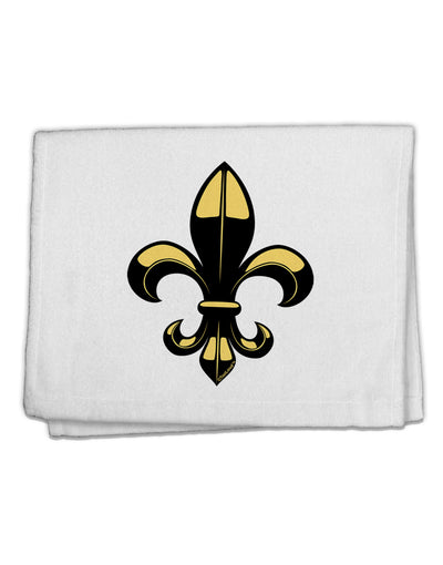 Golden Fleur de Lis 11&#x22;x18&#x22; Dish Fingertip Towel-Fingertip Towel-TooLoud-White-Davson Sales