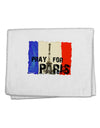 Pray For Paris Watercolor 11&#x22;x18&#x22; Dish Fingertip Towel-Fingertip Towel-TooLoud-White-Davson Sales