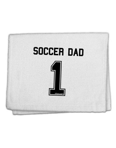 Soccer Dad Jersey 11&#x22;x18&#x22; Dish Fingertip Towel by TooLoud-Fingertip Towel-TooLoud-White-Davson Sales