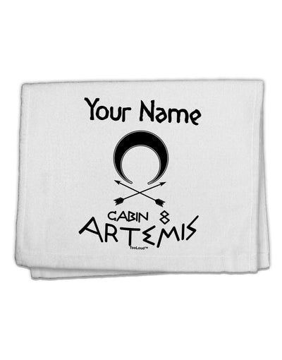 Personalized Cabin 8 Artemis 11&#x22;x18&#x22; Dish Fingertip Towel by TooLoud-Fingertip Towel-TooLoud-White-Davson Sales