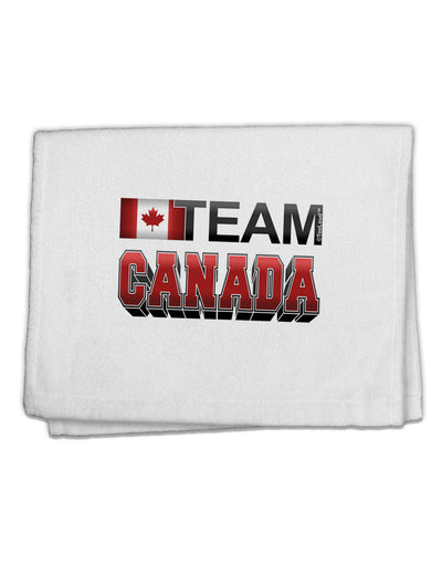 Sporty Team Canada 11&#x22;x18&#x22; Dish Fingertip Towel-Fingertip Towel-TooLoud-White-Davson Sales