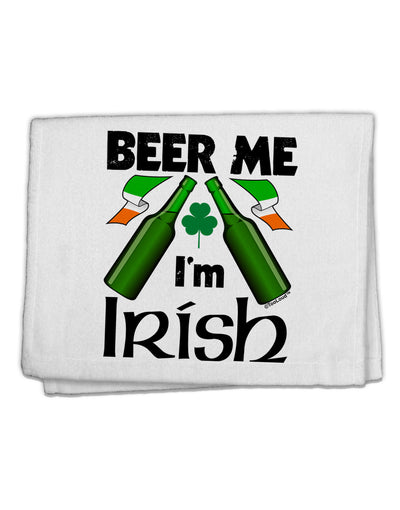 Beer Me I'm Irish 11&#x22;x18&#x22; Dish Fingertip Towel-Fingertip Towel-TooLoud-White-Davson Sales