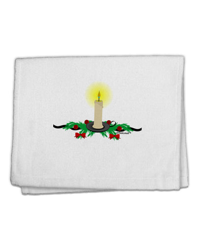 Chirstmas Candle 11&#x22;x18&#x22; Dish Fingertip Towel-Fingertip Towel-TooLoud-White-Davson Sales