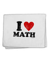 I Heart Math Distressed 11&#x22;x18&#x22; Dish Fingertip Towel by TooLoud-Fingertip Towel-TooLoud-White-Davson Sales