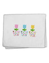 Three Easter Tulips 11&#x22;x18&#x22; Dish Fingertip Towel by TooLoud-Fingertip Towel-TooLoud-White-Davson Sales