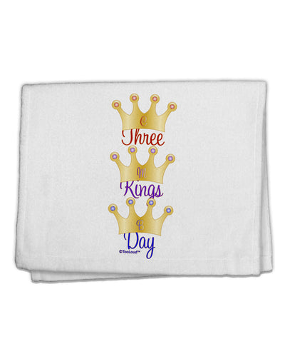 Three Kings Day - C M B Crowns 11&#x22;x18&#x22; Dish Fingertip Towel by TooLoud-Fingertip Towel-TooLoud-White-Davson Sales