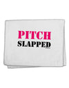 Pitch Slapped - Pink 11&#x22;x18&#x22; Dish Fingertip Towel-Fingertip Towel-TooLoud-White-Davson Sales