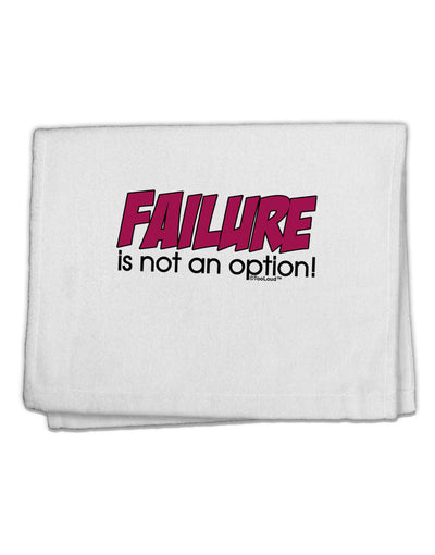 Failure Is Not An Option Distressed 11&#x22;x18&#x22; Dish Fingertip Towel by TooLoud-Fingertip Towel-TooLoud-White-Davson Sales