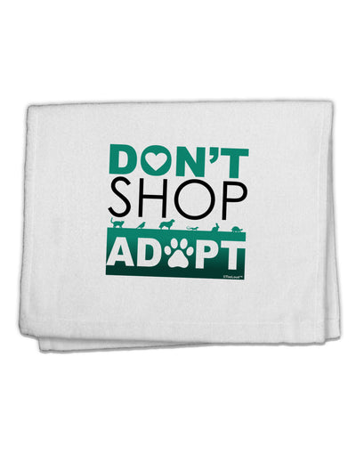 Don't Shop Adopt 11&#x22;x18&#x22; Dish Fingertip Towel-Fingertip Towel-TooLoud-White-Davson Sales