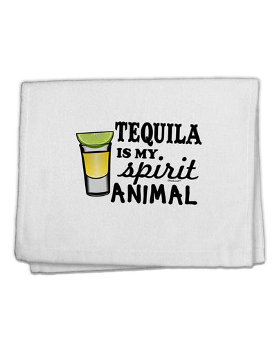 Tequila Is My Spirit Animal 11&#x22;x18&#x22; Dish Fingertip Towel-Fingertip Towel-TooLoud-White-Davson Sales