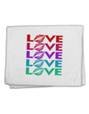 Colorful Love Kisses 11&#x22;x18&#x22; Dish Fingertip Towel-Fingertip Towel-TooLoud-White-Davson Sales