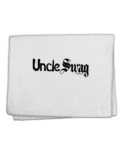 Uncle Swag Text 11&#x22;x18&#x22; Dish Fingertip Towel by TooLoud-Fingertip Towel-TooLoud-White-Davson Sales