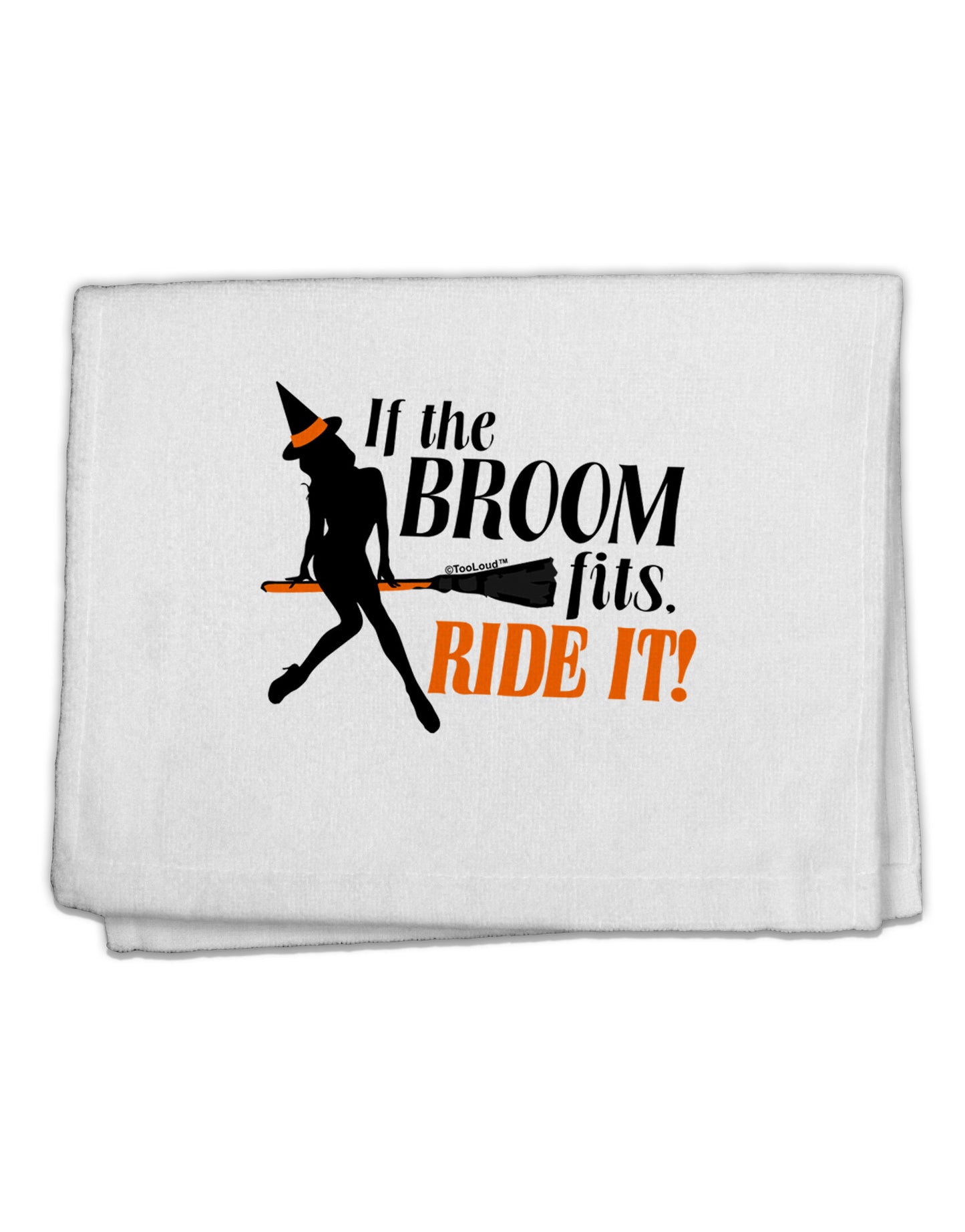 Ride It Orange 11&#x22;x18&#x22; Dish Fingertip Towel-Fingertip Towel-TooLoud-White-Davson Sales