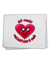 My First Valentine's Day 11&#x22;x18&#x22; Dish Fingertip Towel-Fingertip Towel-TooLoud-White-Davson Sales