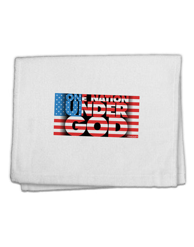 One Nation Under God 11&#x22;x18&#x22; Dish Fingertip Towel-Fingertip Towel-TooLoud-White-Davson Sales