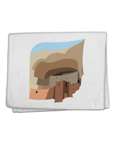 Montezuma Castle Artwork 11&#x22;x18&#x22; Dish Fingertip Towel-Fingertip Towel-TooLoud-White-Davson Sales