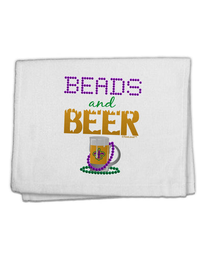 Beads And Beer 11&#x22;x18&#x22; Dish Fingertip Towel-Fingertip Towel-TooLoud-White-Davson Sales