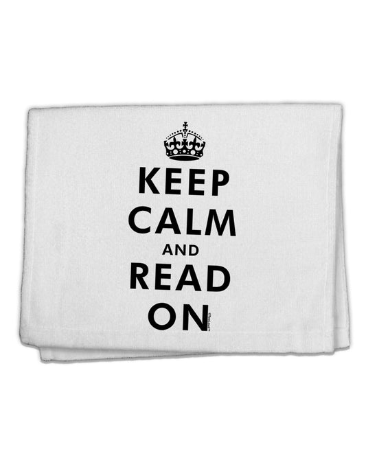 Keep Calm and Read On 11&#x22;x18&#x22; Dish Fingertip Towel-Fingertip Towel-TooLoud-White-Davson Sales