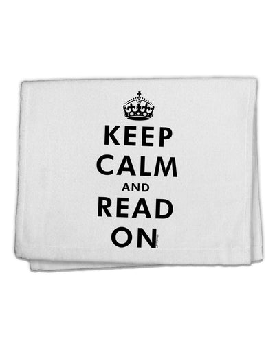 Keep Calm and Read On 11&#x22;x18&#x22; Dish Fingertip Towel-Fingertip Towel-TooLoud-White-Davson Sales