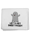 Let's Get Sheet Faced 11&#x22;x18&#x22; Dish Fingertip Towel by TooLoud-Fingertip Towel-TooLoud-White-Davson Sales