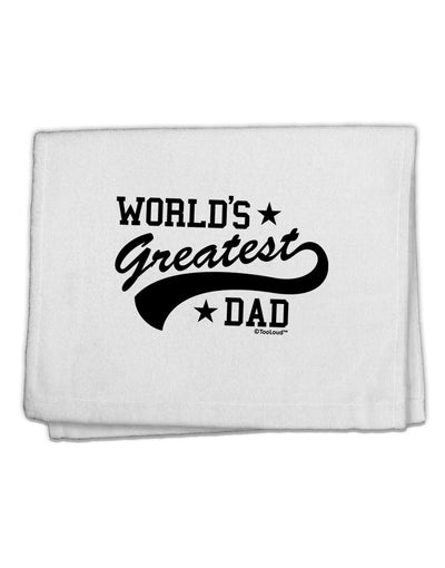 World's Greatest Dad - Sport Style 11&#x22;x18&#x22; Dish Fingertip Towel by TooLoud-Fingertip Towel-TooLoud-White-Davson Sales