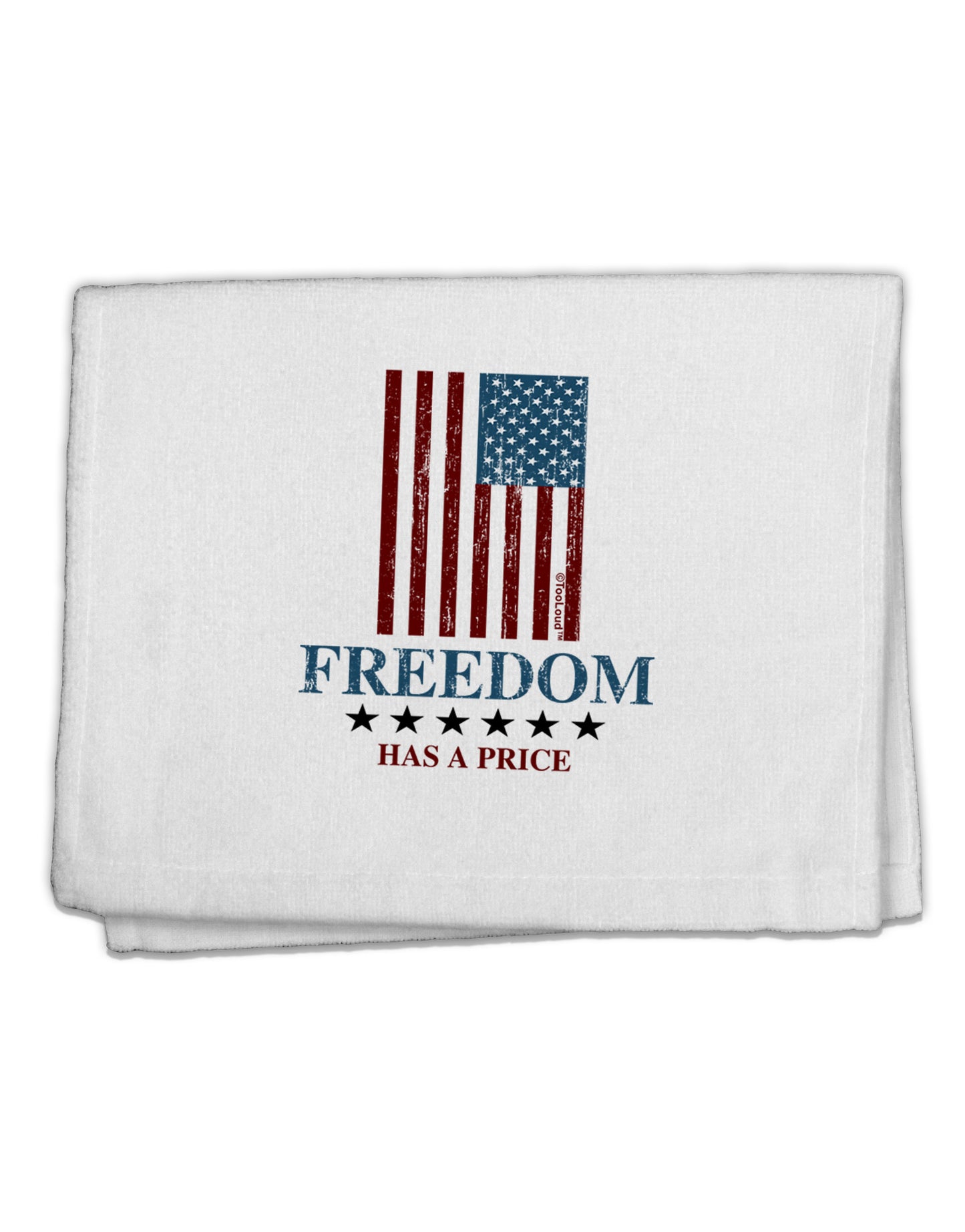 Freedom Flag Color 11&#x22;x18&#x22; Dish Fingertip Towel-Fingertip Towel-TooLoud-White-Davson Sales