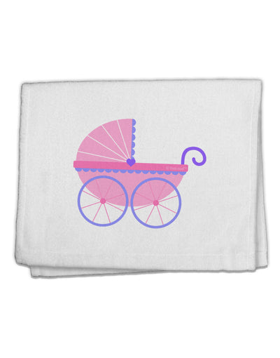 Baby Girl Carriage 11&#x22;x18&#x22; Dish Fingertip Towel-Fingertip Towel-TooLoud-White-Davson Sales