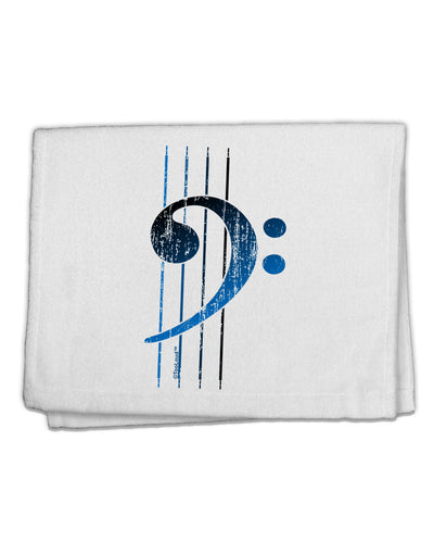 Distressed Bass Strings 11&#x22;x18&#x22; Dish Fingertip Towel-Fingertip Towel-TooLoud-White-Davson Sales