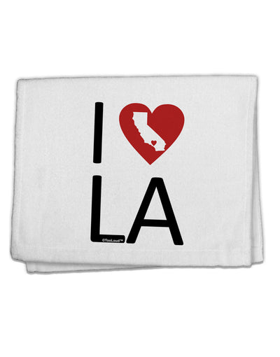 I Heart Los Angeles 11&#x22;x18&#x22; Dish Fingertip Towel-Fingertip Towel-TooLoud-White-Davson Sales