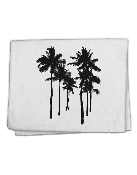 Palm Rows Silhouette 11&#x22;x18&#x22; Dish Fingertip Towel-Fingertip Towel-TooLoud-White-Davson Sales