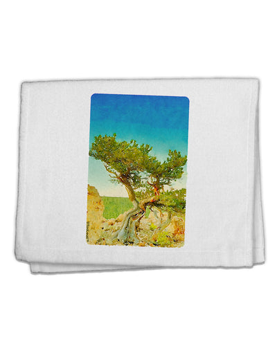 Colorado Tree Watercolor 11&#x22;x18&#x22; Dish Fingertip Towel-Fingertip Towel-TooLoud-White-Davson Sales