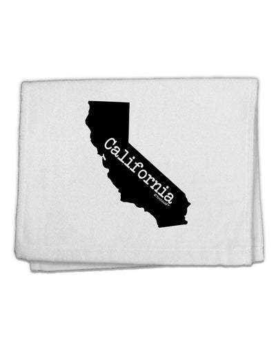 California - United States Shape 11&#x22;x18&#x22; Dish Fingertip Towel-Fingertip Towel-TooLoud-White-Davson Sales