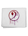 Dripping Bass Symbol 11&#x22;x18&#x22; Dish Fingertip Towel-Fingertip Towel-TooLoud-White-Davson Sales