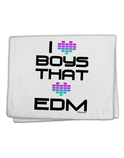 I Heart Boys That Heart EDM 11&#x22;x18&#x22; Dish Fingertip Towel-Fingertip Towel-TooLoud-White-Davson Sales