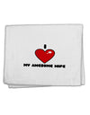 I Heart My Awesome Wife 11&#x22;x18&#x22; Dish Fingertip Towel by TooLoud-TooLoud-White-Davson Sales