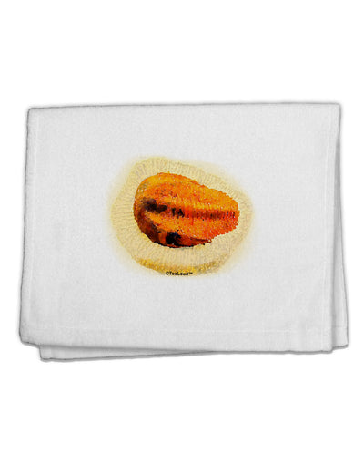 Trilobite Fossil Watercolor 11&#x22;x18&#x22; Dish Fingertip Towel-Fingertip Towel-TooLoud-White-Davson Sales