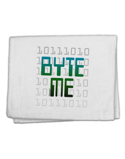 Byte Me 11&#x22;x18&#x22; Dish Fingertip Towel-Fingertip Towel-TooLoud-White-Davson Sales