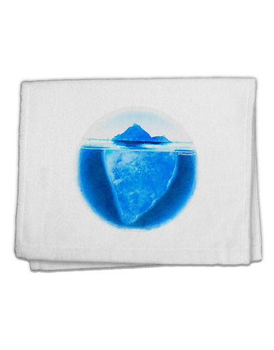 Iceberg Watercolor 11&#x22;x18&#x22; Dish Fingertip Towel-Fingertip Towel-TooLoud-White-Davson Sales