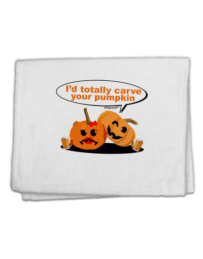 Carve your pumpkin 11&#x22;x18&#x22; Dish Fingertip Towel-Fingertip Towel-TooLoud-White-Davson Sales